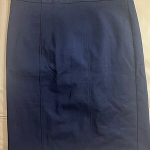 Nicely Worn Cute Navy Blue Women's  Pencil Skirt Size 16